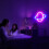 Saturn LED Neon Wall Light – USB Powered with On/Off 4
