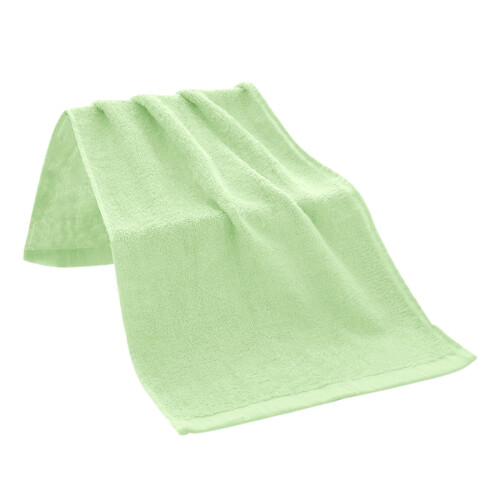 Toalha de banho de fibra de bambu macia e absorvente verde 1