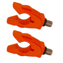 2lots Stability Enhances Grip Fishing Rod Holder Head-Orange