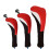 3Pcs Golf Club Driver Headcovers Protective Case-Red 1