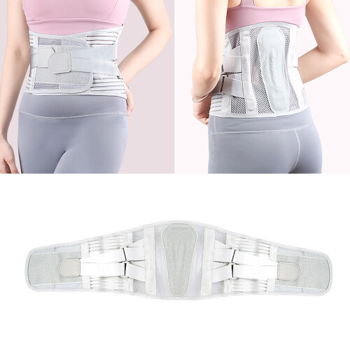 Ergonomic Lumbar Support Belt with Steel Stabilizers-XL 1