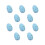 Mini Speckled Foam Easter Eggs 0.79x1.18 in 10 pcs 2