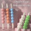 5 Wheel Massage Device Five Wheel Body Massage Stick-White Blue 2