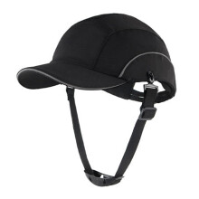 Breathable Safety Headgear Impact Resistant Sports-Black