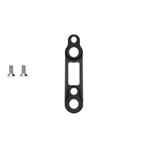 Front Rear Bike Disc Brake Conversion Bracket-Black Rear brake