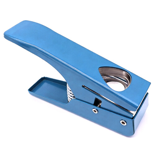 Dispositif de coupe de plectres de guitare de précision,-Bleu