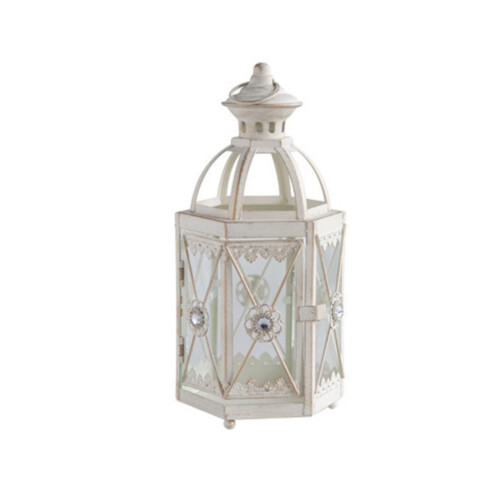 Vintage Metal Hanging Lantern Candle Holder