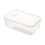 White Airtight Food Storage Container – BPA-Free, Silicone 1