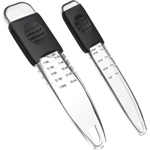 Verstellbares Messlöffel-Set, 2-teilig