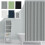 Black Waterproof Polka Dot Shower Curtain 152x183cm 1