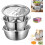 3-in-1 Stainless Steel Grater Basin Set 1