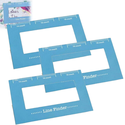 Magnetischer Kreuzstich-Linienfinder (3er-Pack)