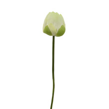 Artificial Lotus Flower Stem – White Silk Water Lily, 1 pc