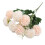 White & Pink Artificial Hydrangea Bouquet – Realistic, 1