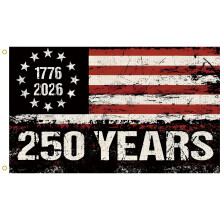 250 Years 1776–2026 Commemorative Flag 3x2 ft