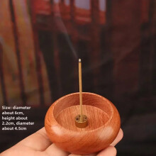 Räuchergefäß aus Massivholz – Runder Aromahalter
