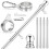 5 ft Stainless Steel Spinning Flagpole for 3x5 ft Flags 1