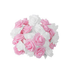 LED Rose String Lights – 10 Warm White Flower Lights,