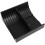 Black ABS Vegetable Display Tray 30.2 x 29.5 x 10 cm 1