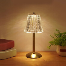 Vintage USB Rechargeable Table Lamp – Touch Dimmable, 3