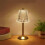Vintage USB Rechargeable Table Lamp – Touch Dimmable, 3 1