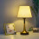 Modern LED Table Lamp with USB Port & Linen Shade 1