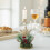 Gold Iron Snowflake Candle Holder Set 1