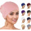 Women's Stretchy Chemo Turban Cap – Polyester, One Size 1