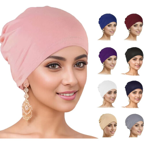 Women's Stretchy Chemo Turban Cap – Polyester, One Size