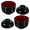 Japanese-Style Miso Bowl with Lid, ABS Plastic, 2 Pack 1