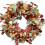 20 Inch Fall Wreath with Berries and Leaves 1