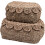 2-Pack Round Wicker Storage Baskets with Lids 1