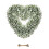 16 Inch Heart Shaped Preserved Leaf Wreath 1