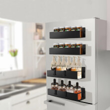 Magnetic Refrigerator Spice Rack – 2-Pack