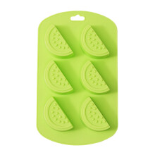 Moule à pâtisserie en forme de fruits vert, lot de 6 pièces