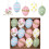 12pcs Shatterproof Plastic Easter Egg Ornaments, 2.36", 1