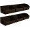 Trapezoid Fabric Storage Bins 6-Pack Brown 1
