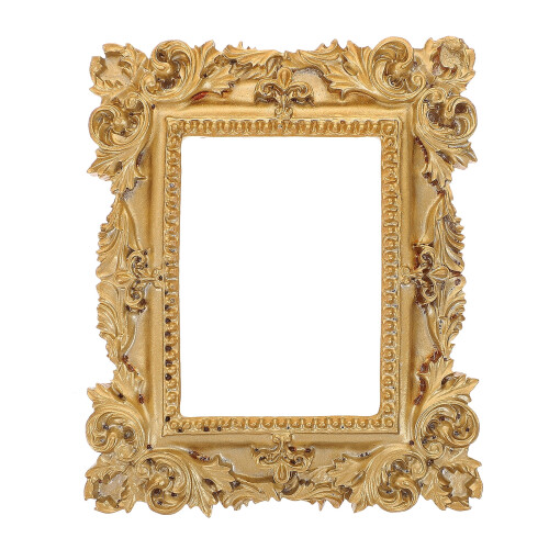 Gold Resin Photo Frame 10.8 x 8.5 cm
