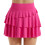 Athletic Skirt Quick Dry Lightweight Comfortable-rose red L 1