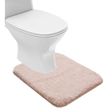Microfiber Bath Rug 20 x 24 in Dusty Pink