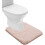Microfiber Bath Rug 20 x 24 in Dusty Pink 1