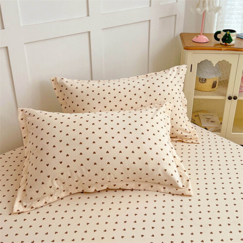 2 Pack Knitted Cotton Pillowcases 29.1 x 18.9 in