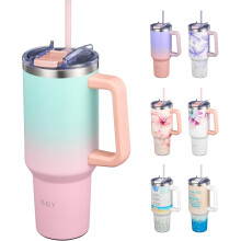 THILY 40 oz Vacuum Insulated Stainless Steel Tumbler with