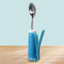 360 draaibare, aanpasbare lepel met siliconen handvat