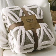 US Flag Sherpa Throw Blanket 50 x 60 in