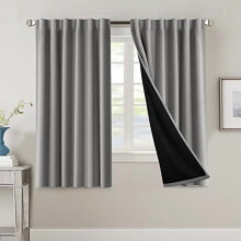 Dove Grey Blackout Curtains 52"W x 84"L – Pair
