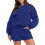 Women's Long Sleeve Sweatshirt & Shorts Set 1
