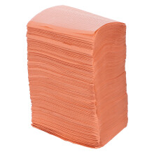 125Pcs Non Woven Orange Disposable Dental Bibs Splashproof Protection