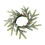 Christmas Candle Ring with Red Berries & Pine Needles 2