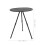 Compact Black Round Folding Table Outdoor Use 2